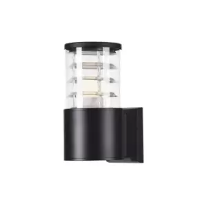 Image of Bronx Wall Lamp Black, 1 Light IP54, E27
