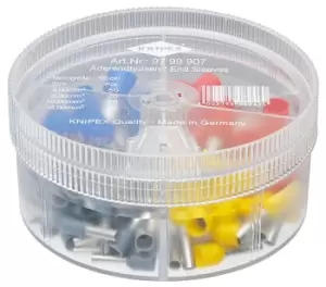 Image of Knipex 97 99 907 cable sleeve Black, Blue, Red, Silver, Yellow 11 9 cm