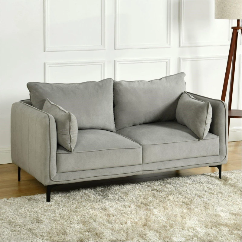Image of Jack Wills Neptune 2 Seat Sofa Grey unisex One Size