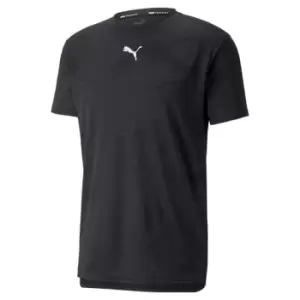 Image of Puma Train Vent T-Shirt Mens - Black