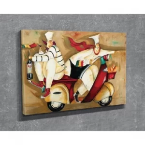 Image of DC128 Multicolor Decorative Canvas Painting