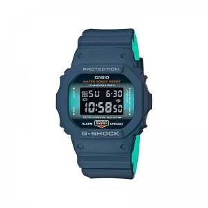 Image of Casio G-SHOCK Special Color Models Digital Watch DW-5600CC-2 - Blue