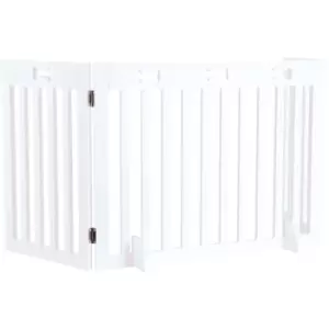 Image of Dog Barrier 3-part MDF 82-124cm White TRIXIE - White