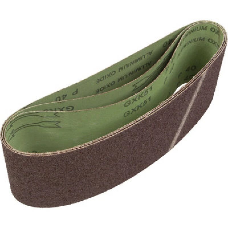 Image of Loops 3 PACK - 100mm x 610mm Sanding Belts - 40 Grit Premium Cloth Backed Grind Loop Multi