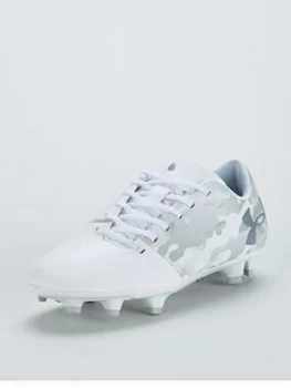 Image of Urban Armor Gear Junior Spotlight Dl Firm Ground Football Boots White Size 5