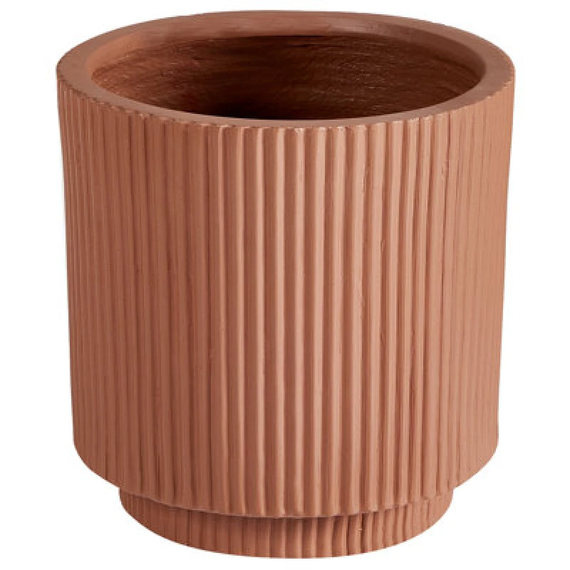 Image of Beliani Plant Pot Daria 24cm Golden Brown
