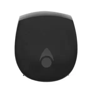 Image of 2Work Recycled Mini Jumbo Toilet Roll Dispenser Black 2W11361 2W11361