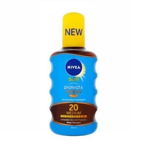 Image of Nivea Sun Protect and Bronze Tan Activating Oil SPF20 200ml