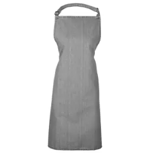 Image of Premier 'colours' Bib Apron / Workwear (pack Of 2) (one Size, Grey Denim)