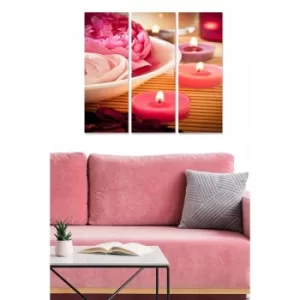 Image of MDF10346662 Multicolor Decorative MDF Painting (3 Pieces)