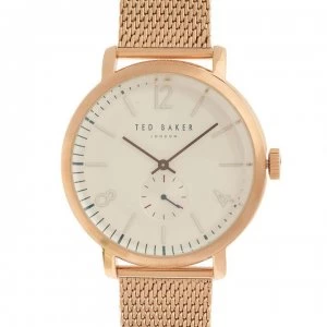Image of Ted Baker Large Dial Watch - Rose gold