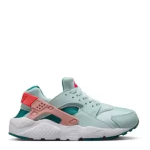 Image of Nike Huarache Run Big Kids Shoes - Green