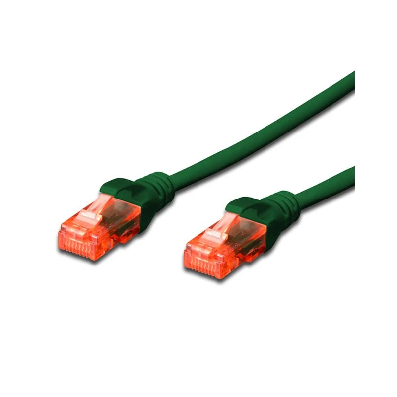 Image of FDL 0.25M CAT.6 UTP LSZH PATCH CABLE - GREEN