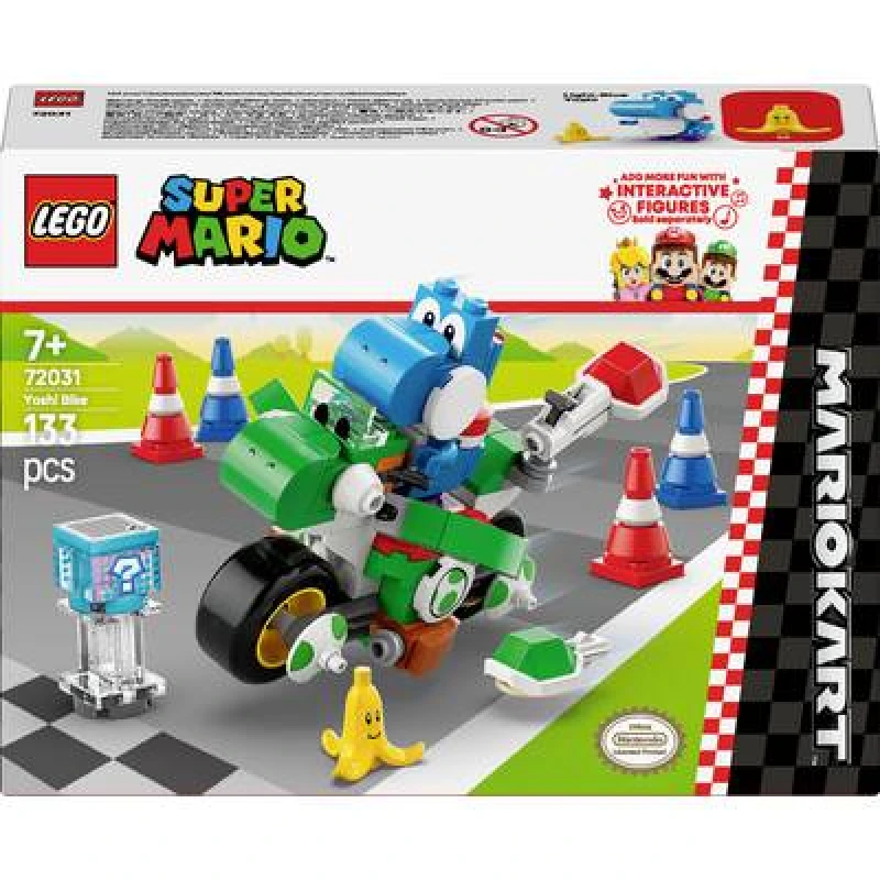 Image of LEGO LEGO Super Mario: Mario Kart - Yoshi Bike Toy Set 72031