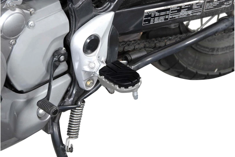 Image of SW-Motech ION footrest kit - Honda XL650V / XL700V, Moto Morini X-Cape 650., black-silver
