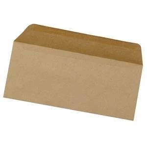 Image of 5 Star DL Envelopes 75gsm Wallet Gummed Manilla Pack of 1000 Envelopes