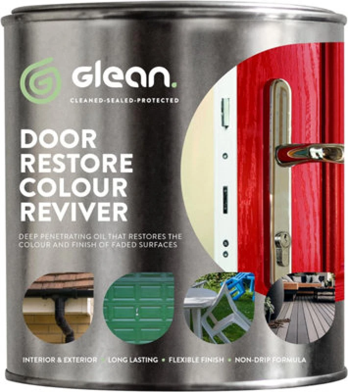 Image of Go Glean Glean Door Restore Colour Reviver Restoring Appearance & Faded Colours - 1 Litre