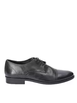 Image of Hush Puppies Ollie Cap Toe, Black, Size 8, Men