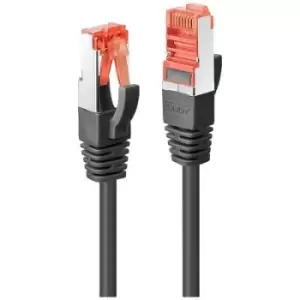 Image of LINDY 47390 RJ45 Network cable, patch cable CAT 6 0.30 m Black