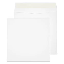 Image of PREMIUM Optima Card Board Back Envelopes Peel & Seal 240 x 240 mm Plain 210 gsm Ultra White Pack of 125