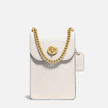 Image of Coach Womens Liv Phone Cross Body Bag - Chalk