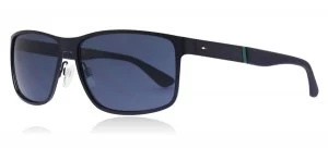 Image of Tommy Hilfiger TH1542/S Sunglasses Matte Blue FLL 61mm