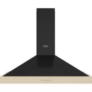 Image of Belling CookCentre BEL FARMHOUSE CHIM 90PYR CRM Chimney Cooker Hood - Cream