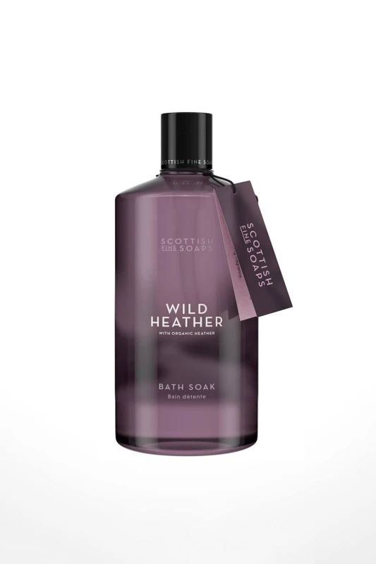 Image of Scottish Fine Soaps Scottish Fine Soaps Wild Heather Bath Soak in Clear Clear One Size Unisex 5016365100991
