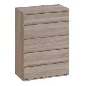 Image of Nova Chest of 5 Drawers, Truffle