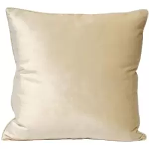 Image of Riva Home Luxe Velvet Cushion Cover (55 x 55cm) (Ivory) - Ivory