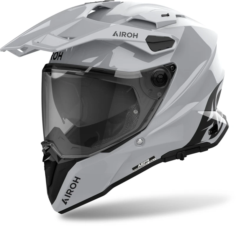 Image of Airoh Commander 2 Color Motocross Helmet, grey, Size S for Men