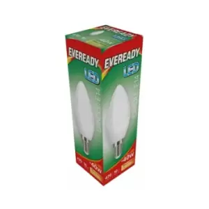 Image of LED Candle 6W 470lm Warm White 3000k E14 - S13616 - Eveready