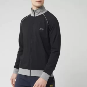 Image of Hugo Boss Mix and Match Lounge Zip Through Jacket Black Size 2XL Men