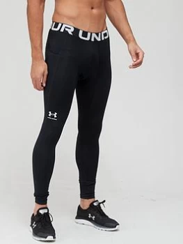 Image of Under Armour HeatGear® Armour Leggings - Black, Size S, Men