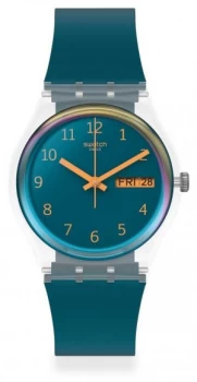 Image of Swatch Blue AWAY Ladies Model Edition GE721 Watch