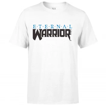 Image of Valiant Comics Classic Eternal Warrior Logo T-Shirt - XL - White
