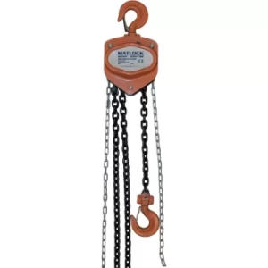 Image of 1.0 Ton 2.5MTR Hand Chain Hoist C/W Overload Brake
