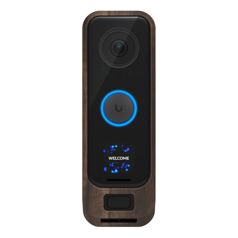 Image of Ubiquiti G4 Doorbell Pro Cover Wood Polycarbonate (PC)