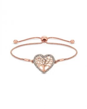 Image of Jon Richard Heart Tree Of Life Bracelet