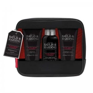 Image of Baylis & Harding Signature Mens Black Pepper & Ginseng Bag