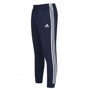 Image of adidas 3 Stripe Fleece Pants Mens - Navy/White