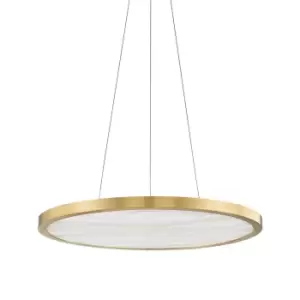 Image of Eastport 24" LED Pendant Brass, 2700K