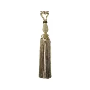 Image of Roaring Twenties Gold Rush Tasseled Curtain Tie Back, Gold - Harrison Drape