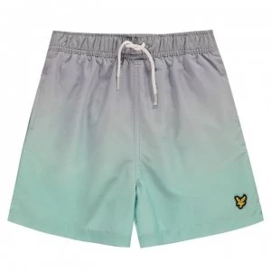 Image of Lyle and Scott & Scott Ombre Swimshorts - Cloud Blue