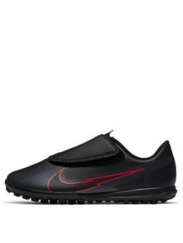 Image of Nike Junior Mercurial Vapor 12 (v) Club Astro Turf Football Boots, Black/Grey, Size 11