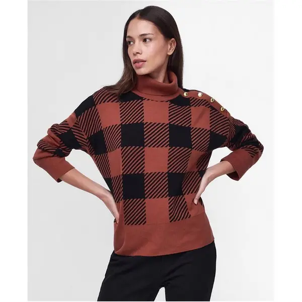 Image of Barbour International Comet Knitted Jumper - Multi 14