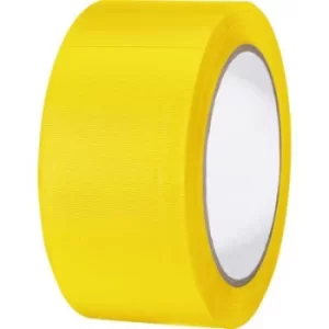 Image of TOOLCRAFT 832450G-C 832450G-C PVC tape Yellow (L x W) 33 m x 50 mm