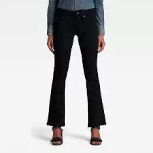 Image of G-Star Raw MIDGE MID BOOTCUT WMN womens Bootcut Jeans in Black
