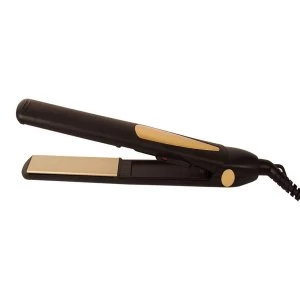 Image of Bauer 38840 Tourmaline 42W Ceramic Hair Straightener - Black and Gold