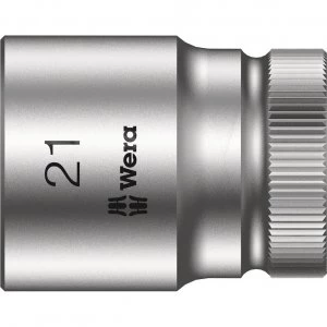 Image of Wera 8790 HMC Zyklop 1/2" Drive Hexagon Socket Metric 1/2" 21mm